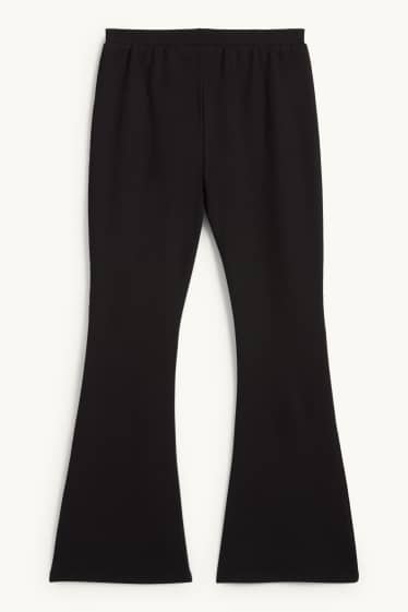 Kinder Mädchen - Flared Leggings - schwarz