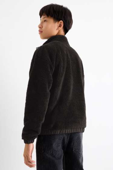 Nen - Ford Mustang - jaqueta de pèl sintètic - negre