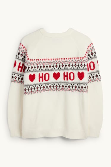 Femmes - Pull de Noël - blanc