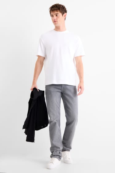 Herren - Straight Jeans - jeansgrau