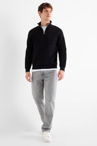 Uomo - Regular jeans con abbottonatura - jeans grigio chiaro