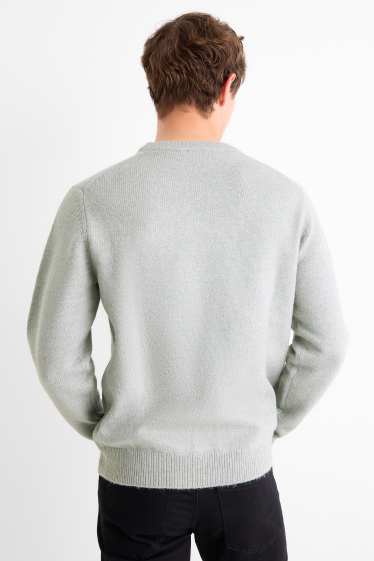 Hommes - Pull - gris clair
