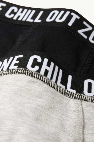 Nen - Paquet de 2 - pantalons llargs interiors tèrmics - gris clar jaspiat