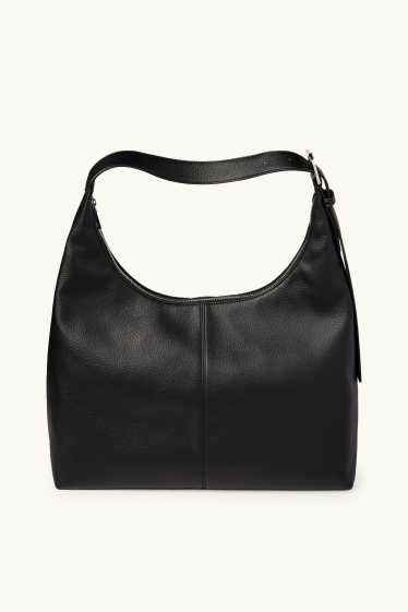 Femmes - Sac d'épaule - matière synthétique - noir