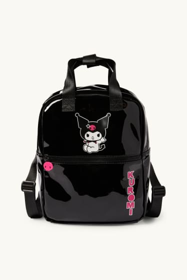 Copii - Fete - Kuromi - rucsac lăcuit - negru