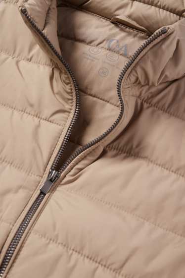 Dámské - Prošívaná vesta - světle béžová