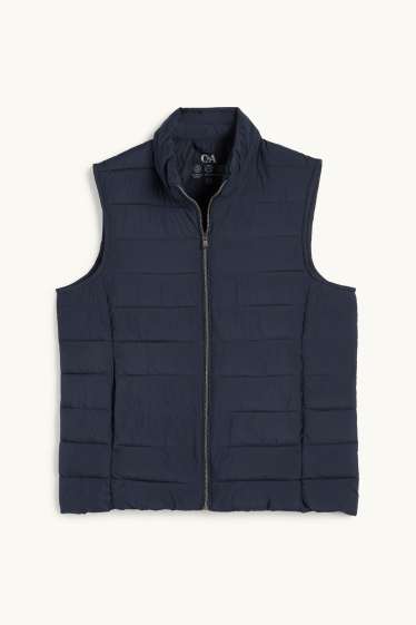 Damen - Steppweste - dunkelblau
