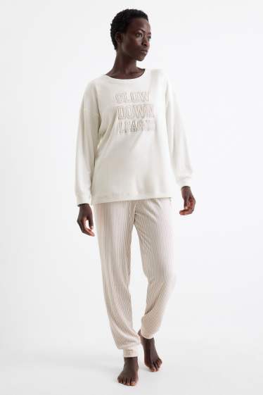 Femmes - Pyjama d’hiver - blanc