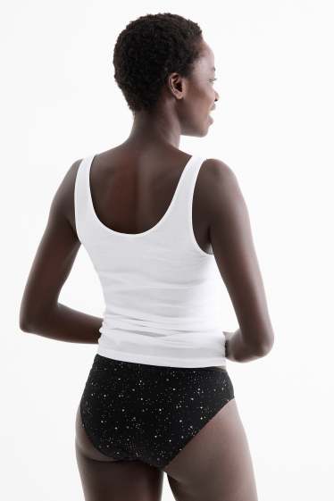 Women - Multipack of 4 - knickers - black