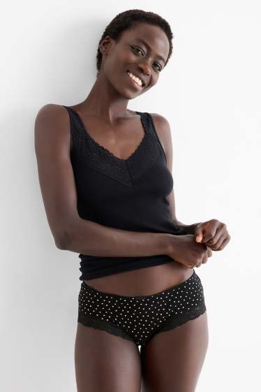 Dona - Paquet de 3 - calces - negre