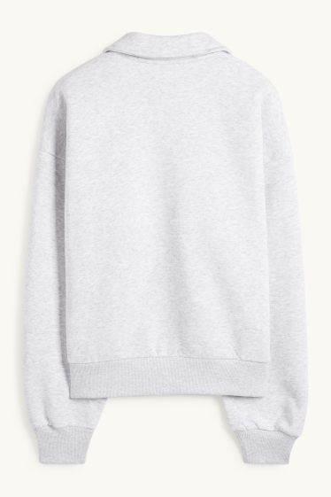 Donna - Felpa - grigio chiaro melange