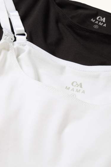 Dámské - Multipack 2 ks - kojící top - černá/bílá