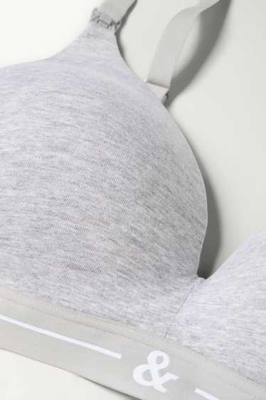 Dona - Sostenidors de lactància sense cèrcols - enconxats - gris