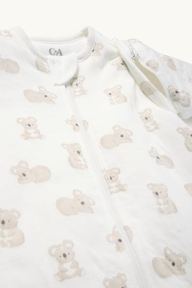 Bébés garçons - Koala - gigoteuse bébé - 0-6 mois - blanc crème
