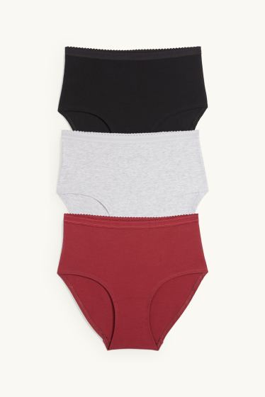 Dona - Paquet de 3 - calces - negre