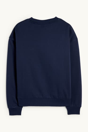 Femei - Bluză de molton - Mickey Mouse - albastru închis