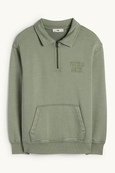 Copii - Băieți - Bluză de molton - verde