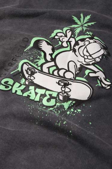 Copii - Băieți - Garfield - bluză de molton - gri închis