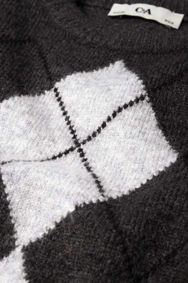 Nena - Jersei - de quadres - negre/blanc