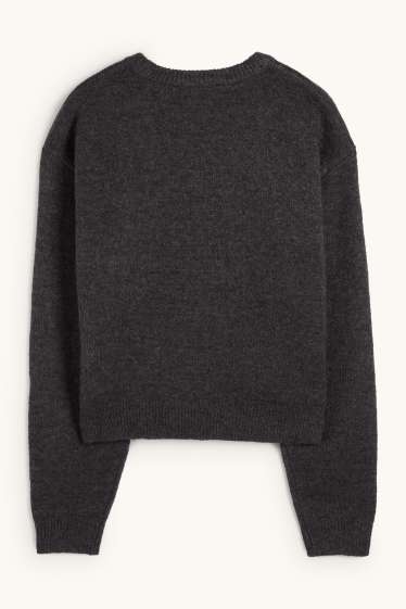 Nena - Jersei - de quadres - negre/blanc