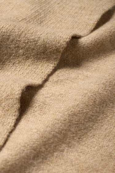 Women - Long cardigan - beige