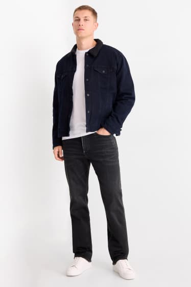 Herren - Straight Jeans - Thermojeans - LYCRA® - dunkeljeansgrau