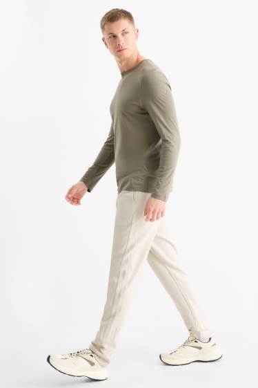 Home - Pantalons de xandall - beix clar