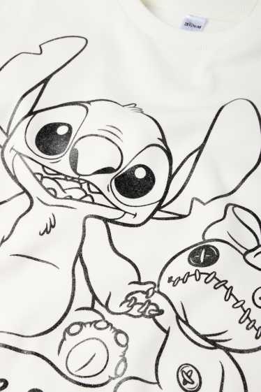 Enfants filles - Lilo & Stitch - sweat - blanc
