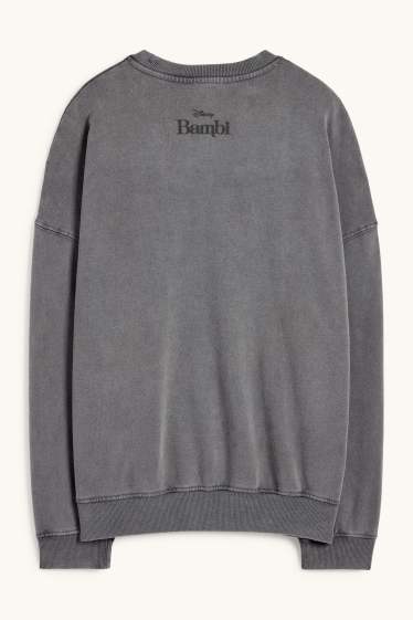 Femei - Bluză de molton - Bambi - gri