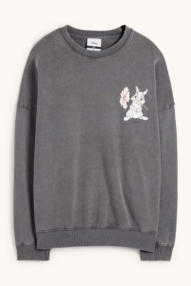 Femei - Bluză de molton - Bambi - gri