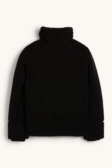 Femmes - Veste en peluche - noir