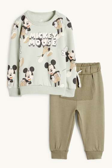 Bébés garçons - Mickey Mouse - tenue pour bébé - 2 pièces - vert menthe
