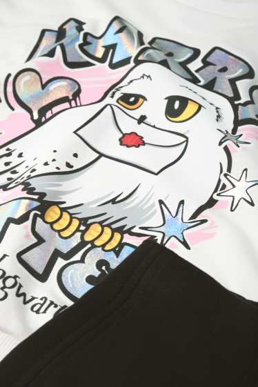 Kinder Mädchen - Harry Potter - Set - Sweatshirt und Rock - 2 teilig - schwarz / weiss