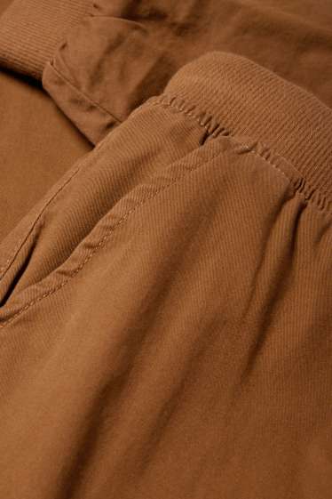 Enfants garçons - Pantalon cargo chaud - marron