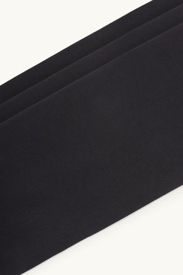 Donna - Confezione da 3 - gambaletti fini - LYCRA® - 20 DEN - nero