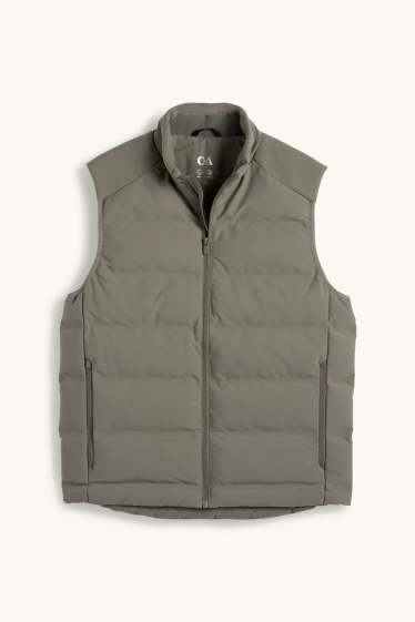 Heren - Bodywarmer - waterafstotend - groen