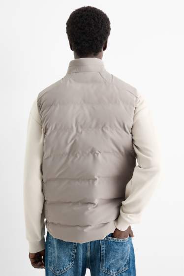 Heren - Bodywarmer - waterafstotend - lichtgrijs