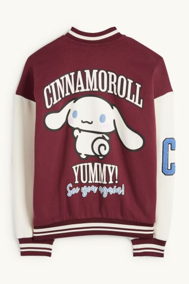 Enfants filles - Cinnamoroll - veste campus - bordeaux