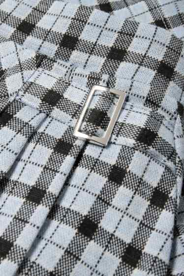 Enfants filles - Jupe - à carreaux - bleu