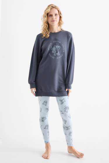 Donna - Pigiama - Lilo & Stitch - blu scuro