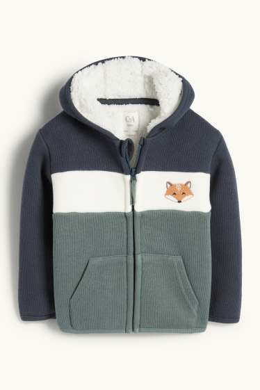 Nadó nen - Guineu - dessuadora oberta - blau fosc