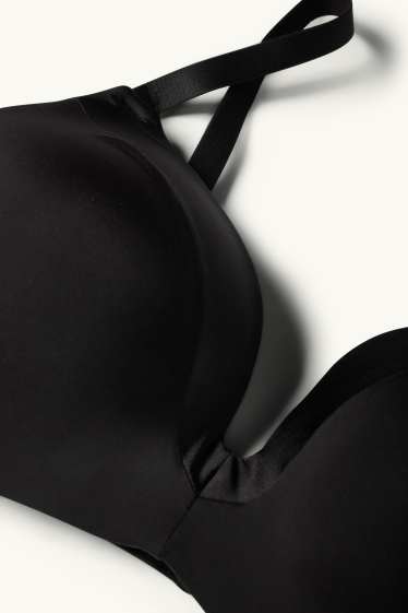 Femmes - Soutien-gorge d'allaitement sans armatures - ampliforme - noir