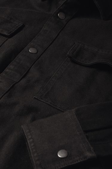 Home - Camisa texana - relaxed fit - Kent - negre