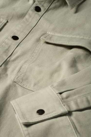 Herren - Jeanshemd - Relaxed Fit - Kent - hellgrün