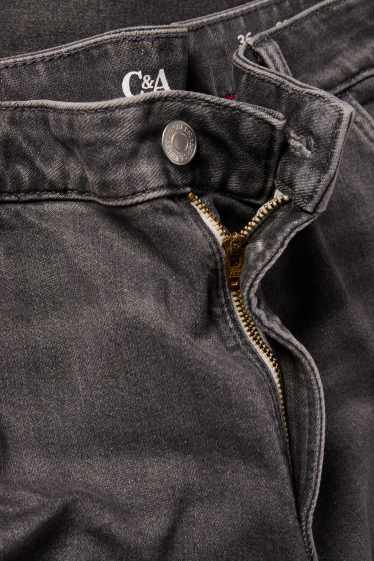 Damen - Wide Leg Jeans - High Waist - LYCRA® - dunkeljeansgrau