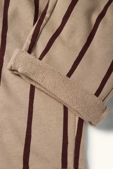 Copii - Băieți - Urs - set - bluză de molton și pantaloni de trening - 2 piese - maro