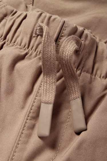 Enfants garçons - Pantalon cargo chaud - marron clair