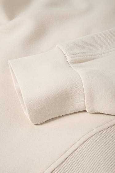 Damen - Sport-Sweatshirt - Yoga - hellbeige