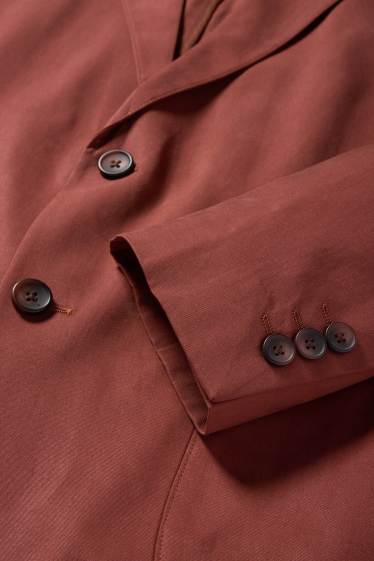 Hommes - Veste de costume - oversize - rouille