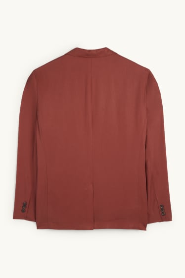 Hommes - Veste de costume - oversize - rouille